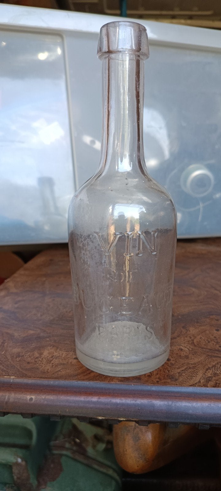 Vintage Ancienne bouteille vin de Bugeau paris, Collections, Enlèvement ou Envoi