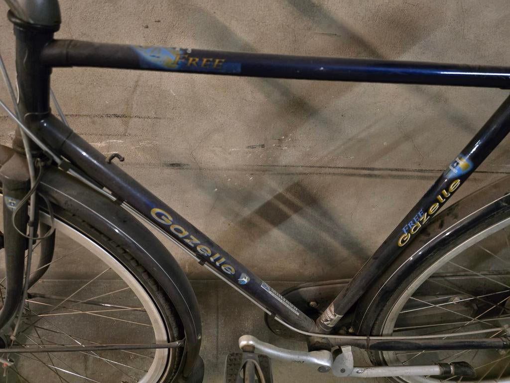 Fiets gazelle heren, Ophalen