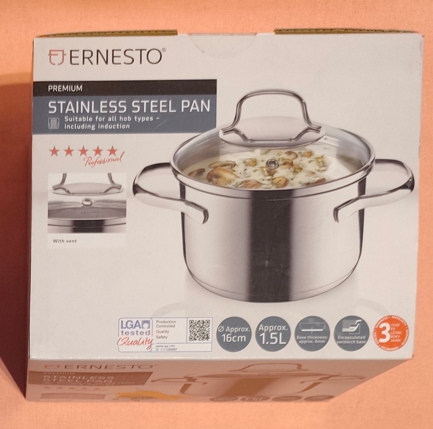 Casserole en acier inoxydable, Enlèvement