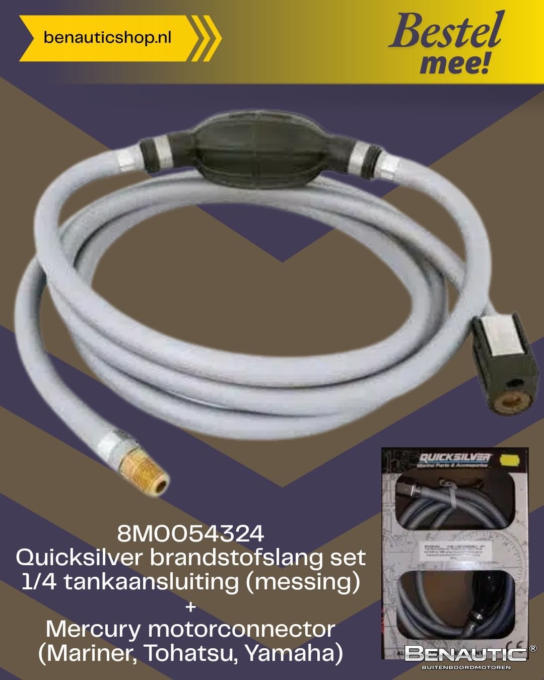 Accessoire ORIGINELE Quicksilver slang, balg en connectoren, -, -, Nieuw, Ophalen of Verzenden