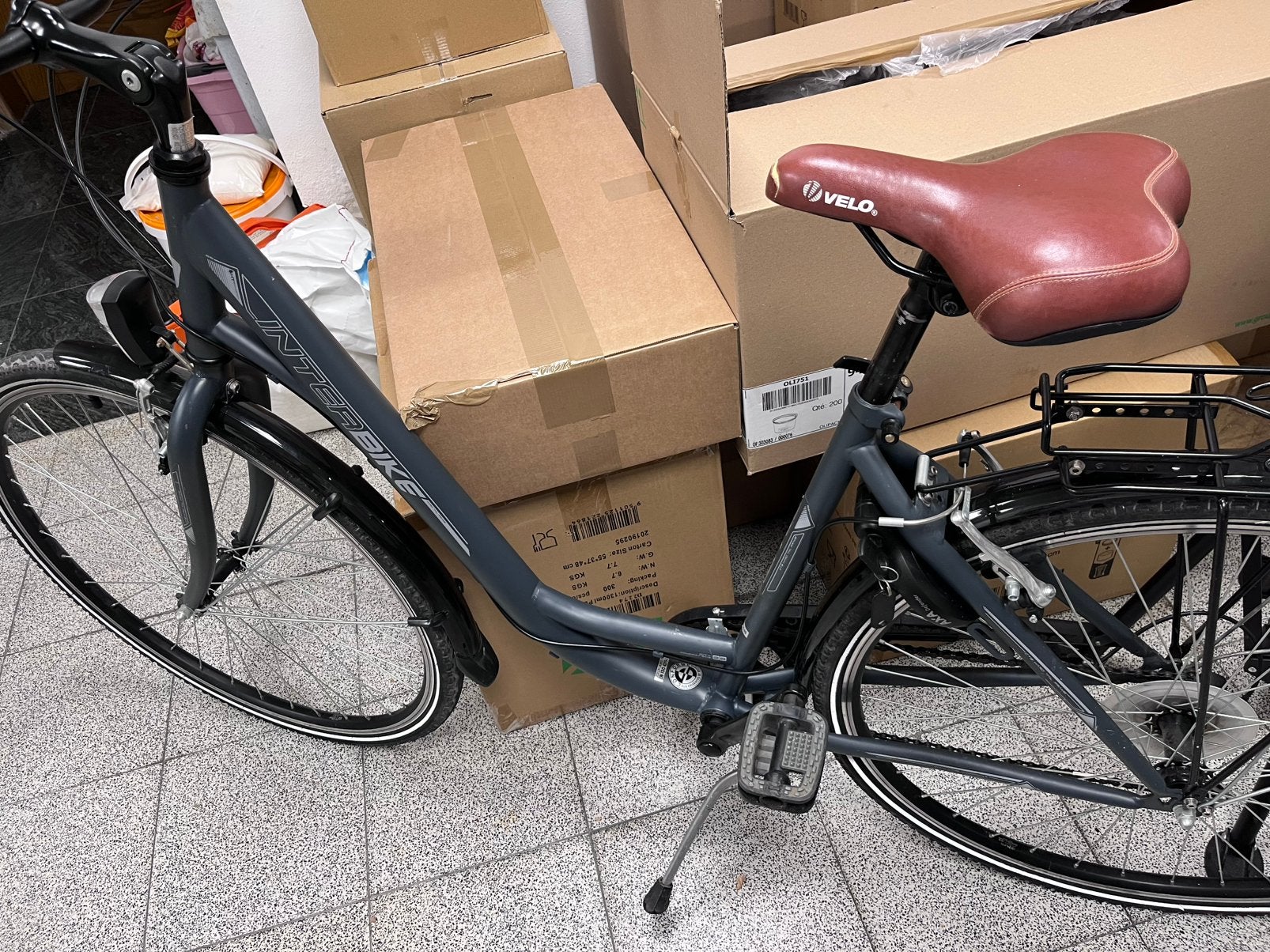 Vrouwen fiiets, Fietsen en Brommers, Ophalen, Gebruikt