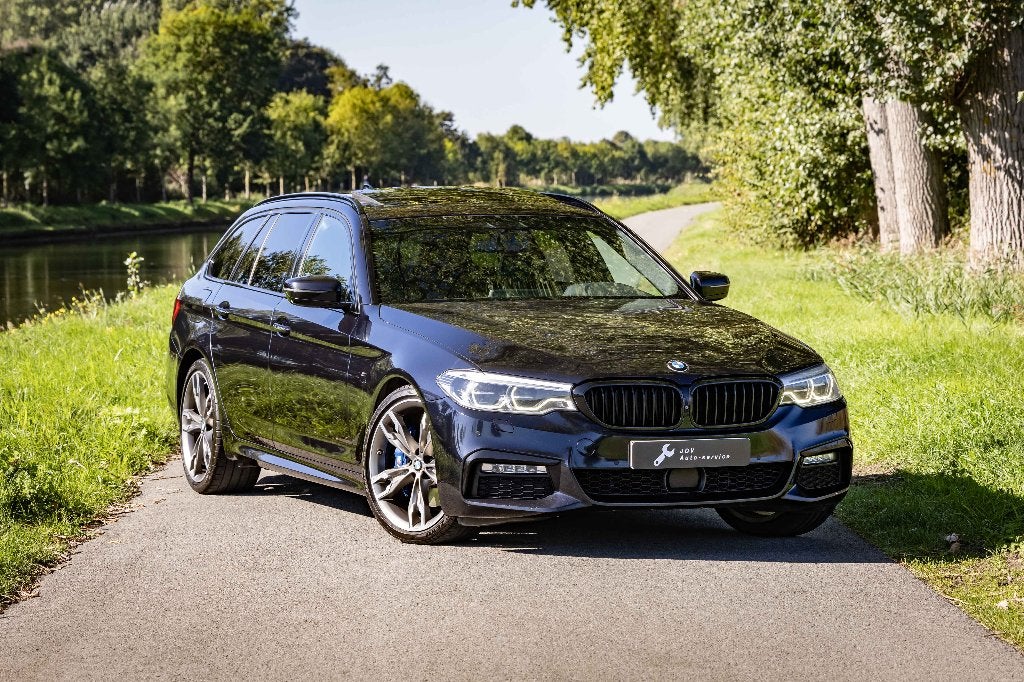 BMW 530d Touring M Sport, Autos, Cuir, Commande vocale, Euro 6, Entreprise