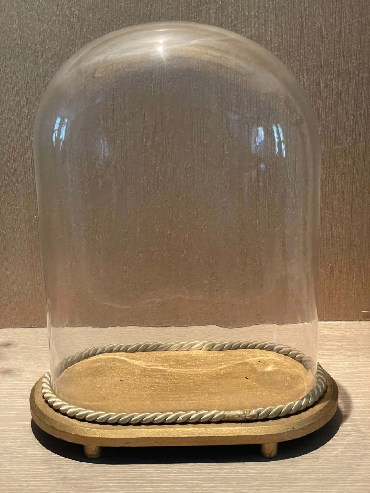 oude stolp met houten onderstuk, Glas, Ophalen, Zo goed als nieuw