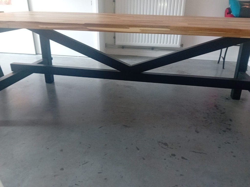 Table à manger SKOGSTA pour 8 personnes, Maison & Meubles, Tables | Tables à manger, Comme neuf, 100 à 150 cm, Enlèvement, Rectangulaire