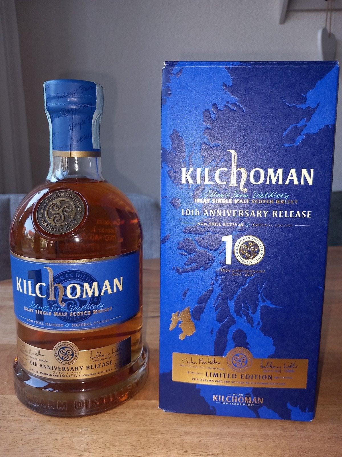 Kilchoman 10th Anniversary Release 2005-2015, Verzamelen, Ophalen of Verzenden, Nieuw, Overige typen