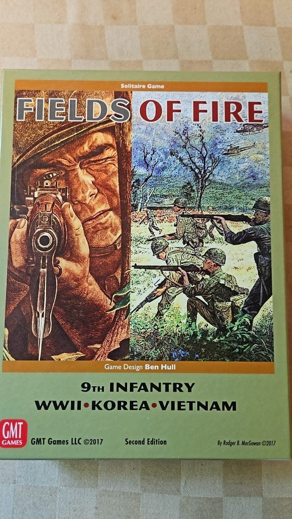 bordspel WW2 Fields of Fire solo spel, Hobby en Vrije tijd, Een of twee spelers, Ophalen of Verzenden, Nieuw