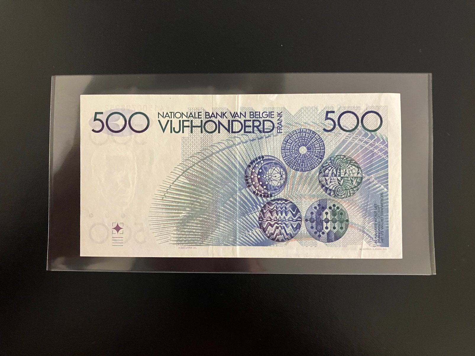 500 belgische francs - 1977/1979  mooi biljet !!, Postzegels en Munten, Ophalen of Verzenden