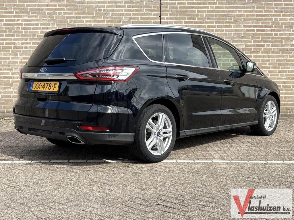 Ford S-Max 2.0 TDCi Titanium Automaat | Leder/Alcantara | Cl, Auto's, Ford, Automaat, Monovolume, 139 g/km, Zwart