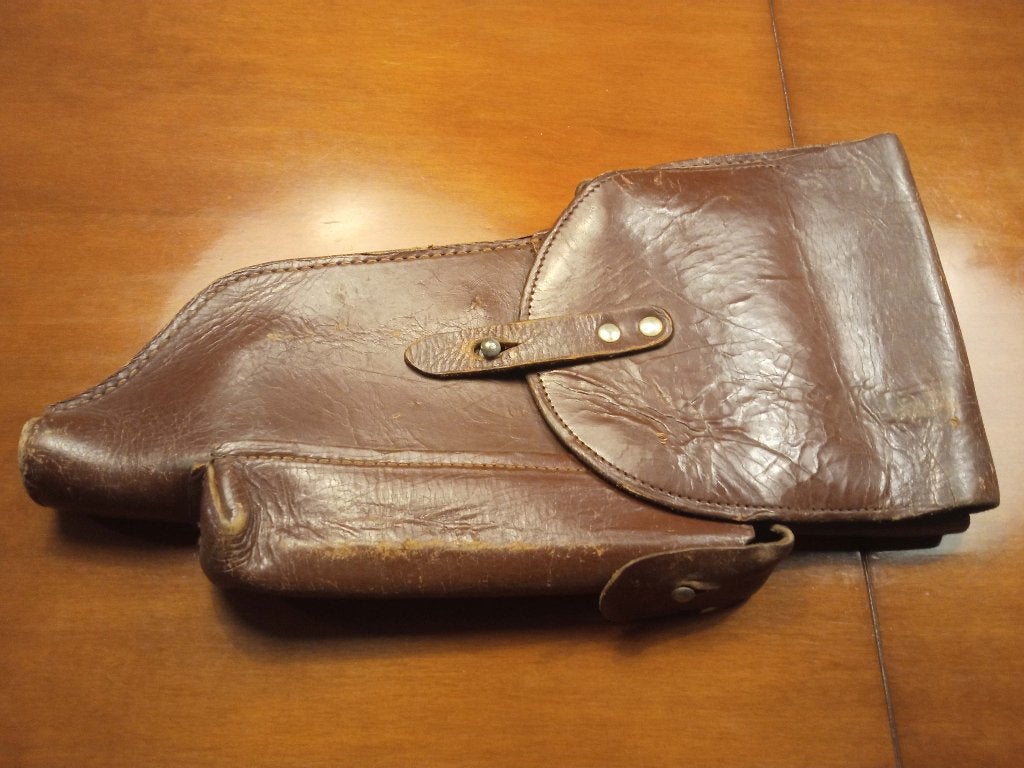 Militaria Allemand Post WW2 Holster RDA Allemagne de l'Est, Envoi, Armée de terre, Autres types