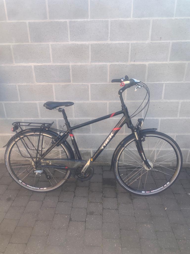Herenfiets Trek T80 stadsfiets –Nieuwstaat – Perfect in orde, Fietsen en Brommers, Ophalen, Zo goed als nieuw, Versnellingen