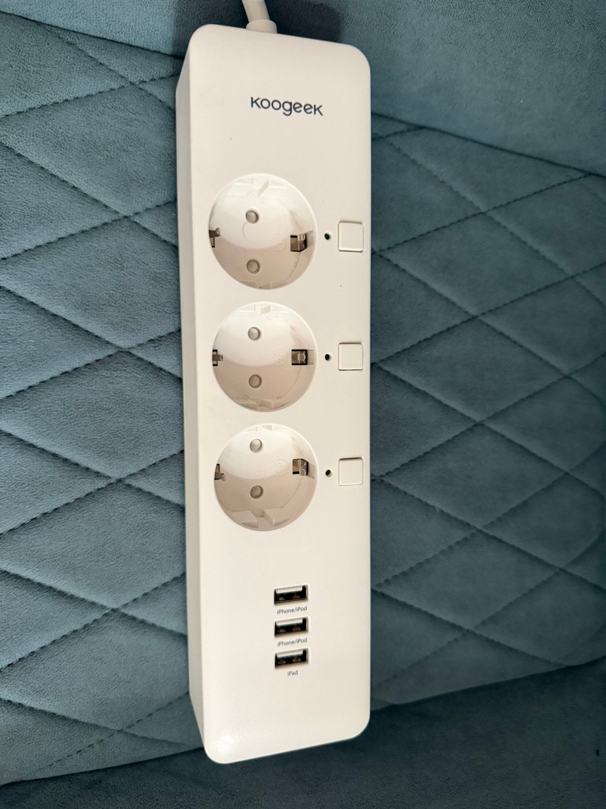 Multiprise connectée Koogeek 3 prises + 3 USB, Télécoms, Objets connectés accessoires, Enlèvement ou Envoi, Utilisé