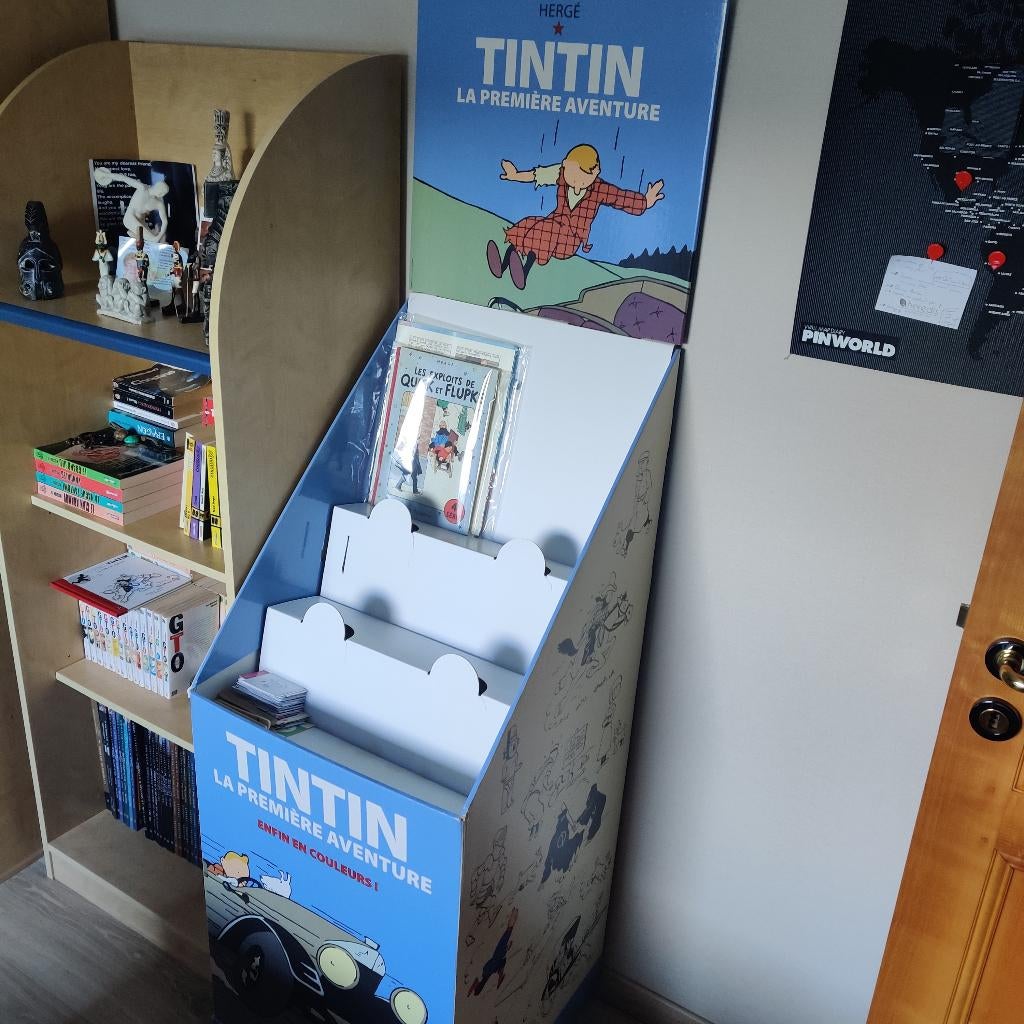 Display / présentoir BD Tintin, Boeken, Eén stripboek, Ophalen, Gelezen, Hergé
