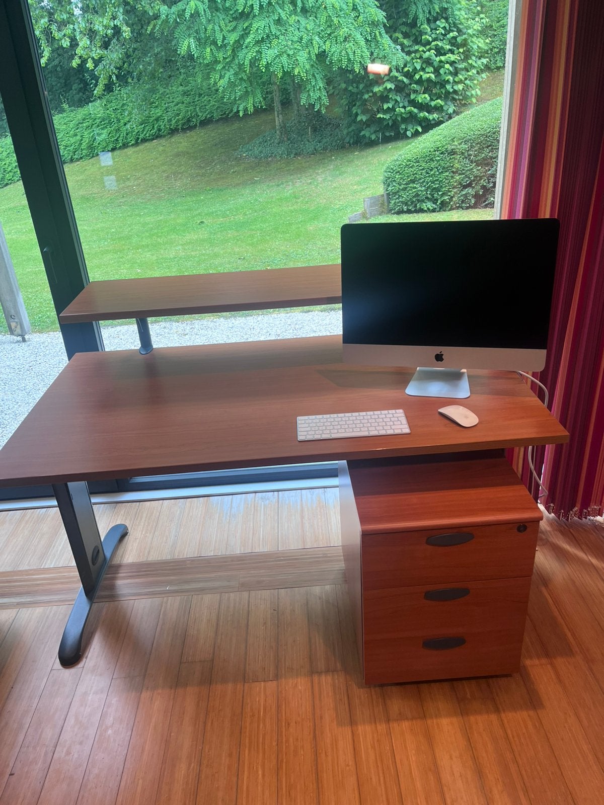 Bureau+caisson, Huis en Inrichting, Bureaus, Zo goed als nieuw, Overige typen, Overige merken, Modern, Spaanplaat of MDF, Bruin