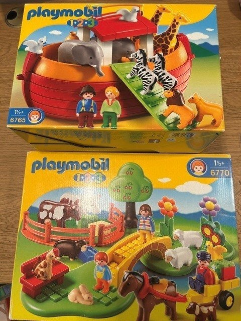 playmobil boerderij en ark, Kinderen en Baby's, Ophalen, Complete set, 1.2.3, Zo goed als nieuw