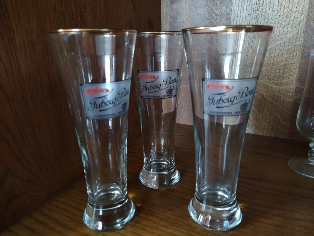 Collection - Lot de 3 verres "TUBORG BEER" neuf, Enlèvement