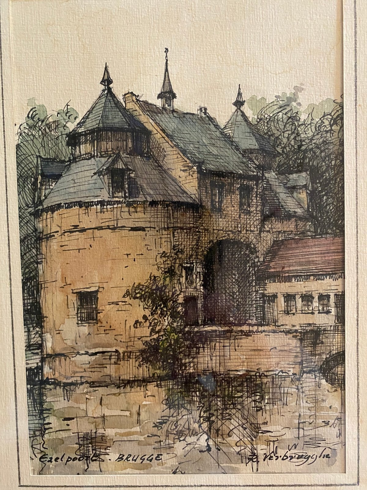 Ezelpoort Brugge, Enlèvement