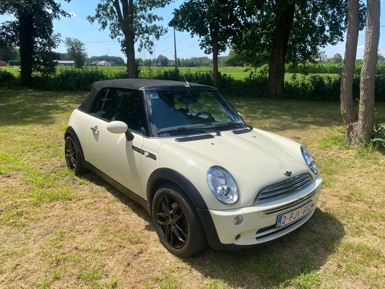 Mini cooper cabrio, Auto's, Mini, Voorwielaandrijving, Cabriolet, 1600 cc, Wit