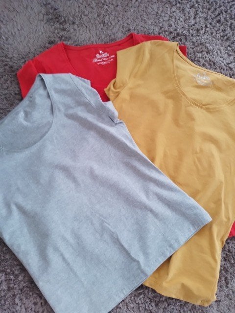 3 Dames T-shirts Bel&Bo (xl), Kleding | Dames, Ophalen of Verzenden, Zo goed als nieuw, Korte mouw, Maat 46/48 (XL) of groter