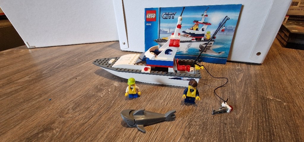 Lego City 4642 - Boot, compleet met handleiding, zonder doos, Lego, Inclusief instructies, Ophalen of Verzenden, Complete set