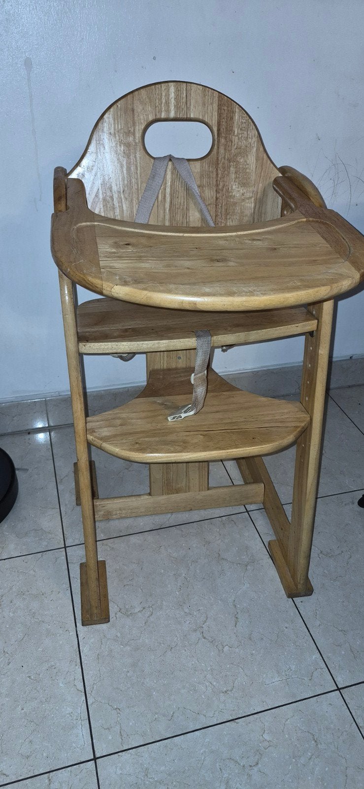 chaise haute, Kinderen en Baby's, Kinderstoelen, Ophalen, Gebruikt, Hangstoel, Gordel(s)