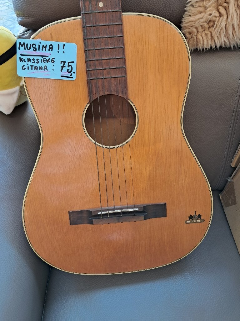 gitaar Musima, Muziek en Instrumenten, Snaarinstrumenten | Gitaren | Akoestisch, Ophalen, Zo goed als nieuw