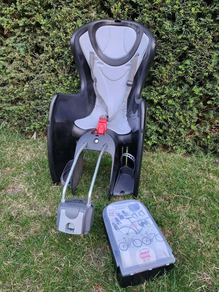 Fietsstoel - merk OK Baby - max. 22kg, Fietsen en Brommers, Ophalen, Achterzitje, Voetsteuntjes, 9 t/m 18 kg