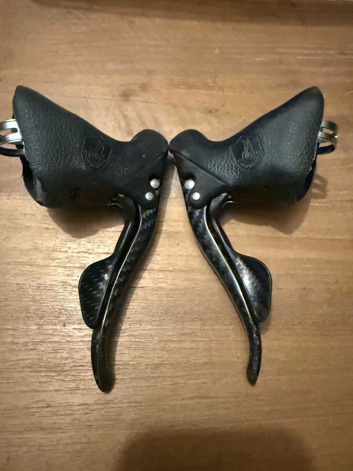 Campagnolo record carbon 10speed, Remmen, Gebruikt, Ophalen of Verzenden, Racefiets