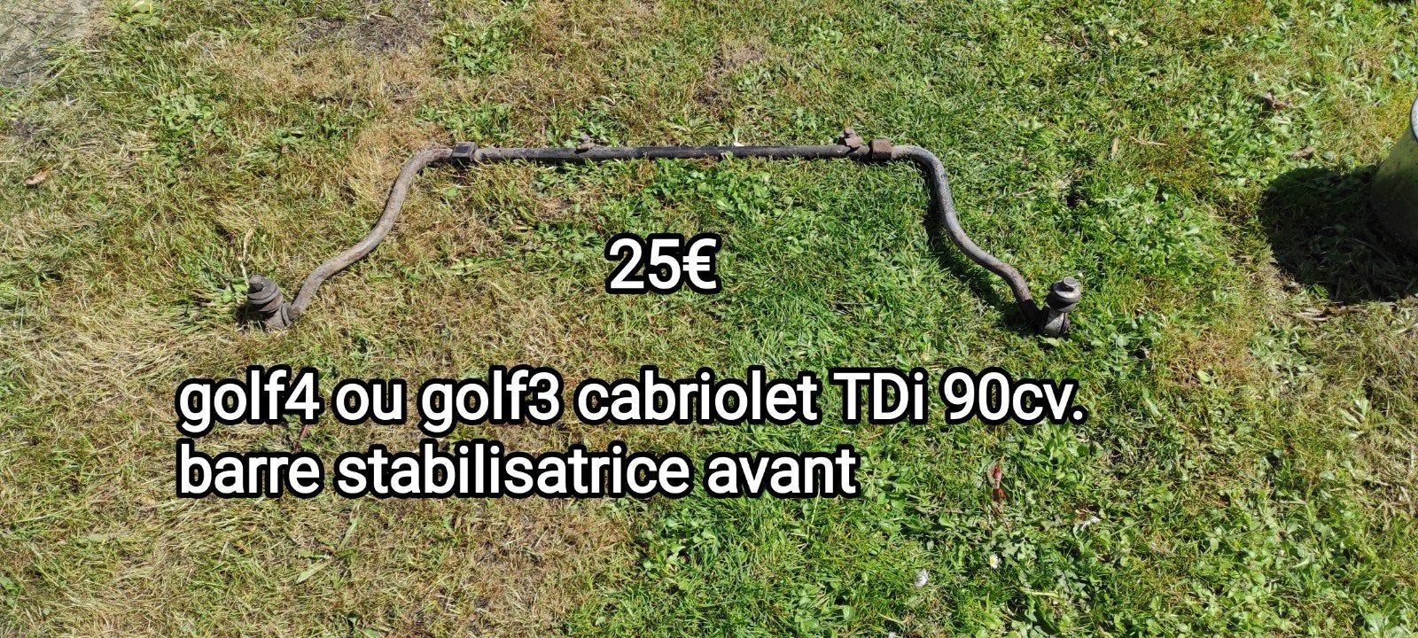 Golf4 ou golf3 cabriolet barre stabilisatrice avant, Enlèvement, Utilisé, Volkswagen