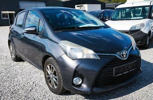 🆕EXP•TOYOTA YARIS_1.4 D (90 CH)_10/2014💢EUR.5B_A/C💢, Auto's, Euro 5, Stof, USB, 4 cilinders