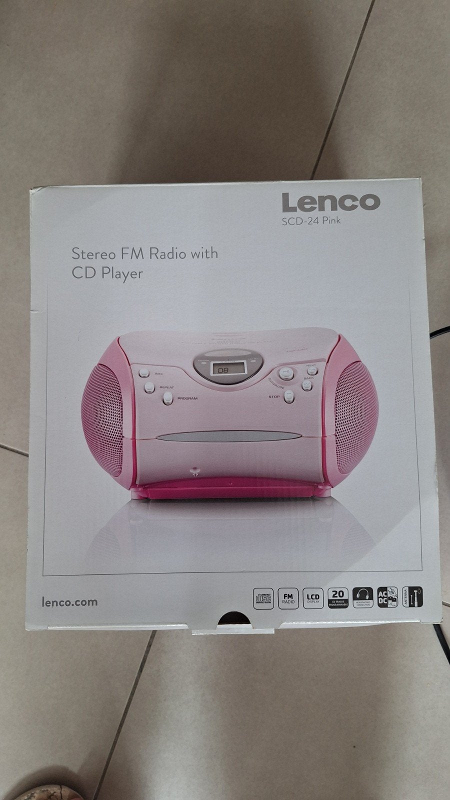 Radio Lenco, Enlèvement ou Envoi, Utilisé, Radio, Avec lecteur de CD
