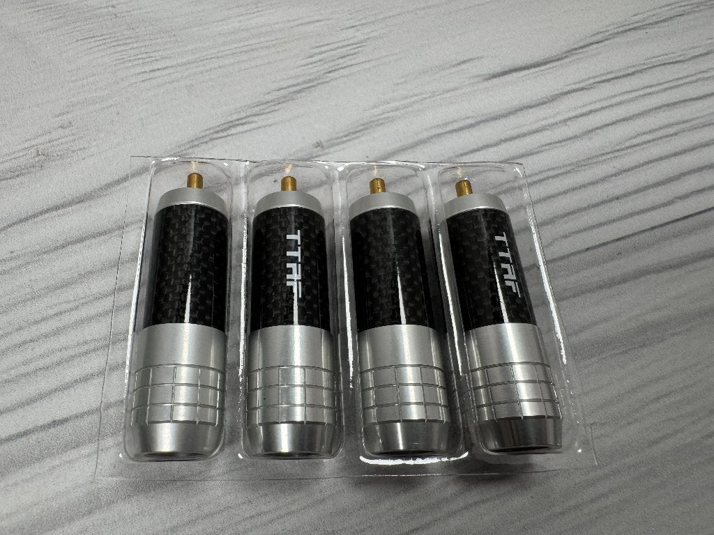 Ttaf 93402 Professionele rca Carbon connectoren connectoren, Enlèvement, Comme neuf, Moins de 2 mètres, Autres câbles