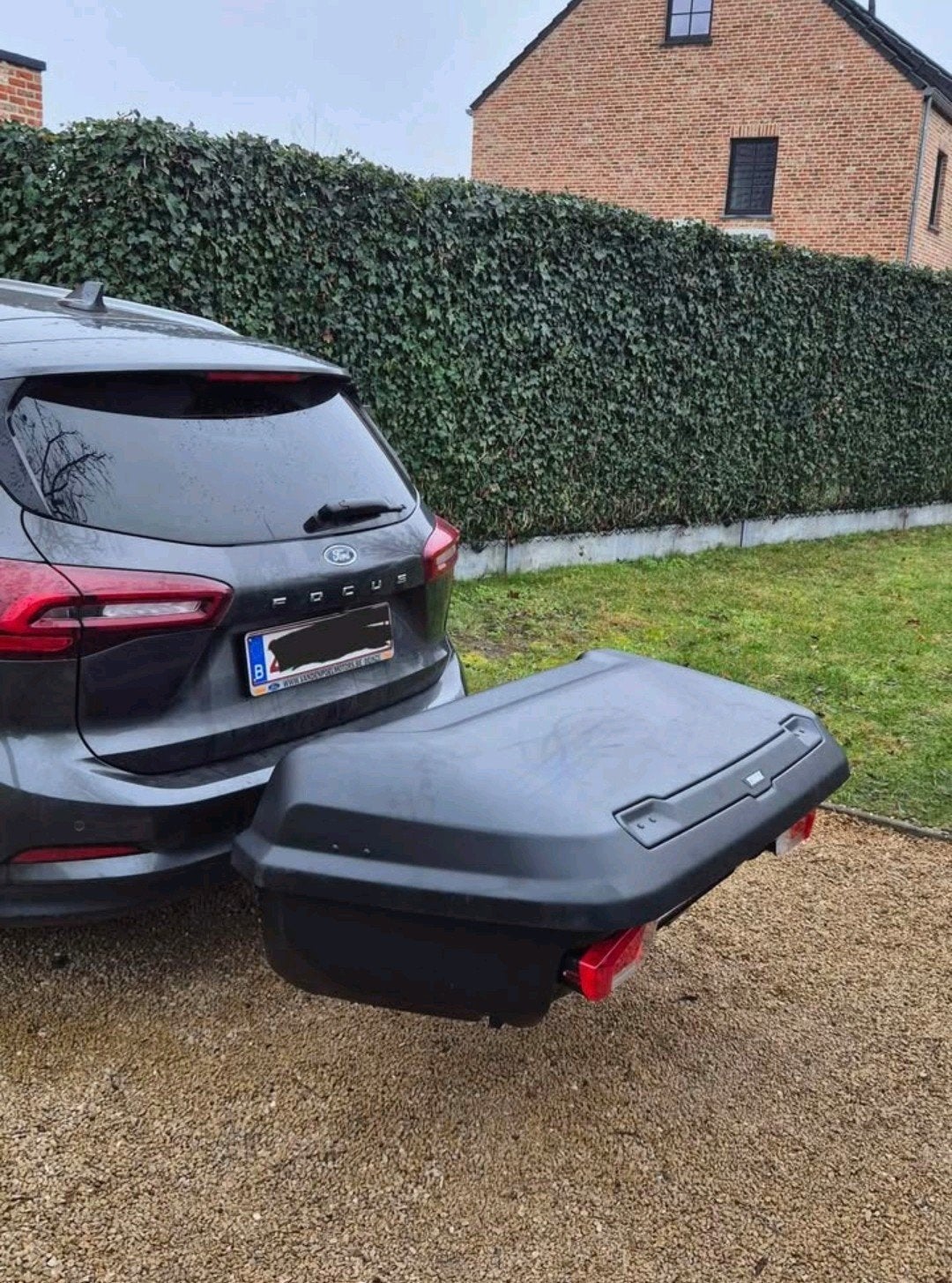 Te Huur: Thule Trekhaakkoffer alternatief voor dakkoffer, Auto diversen, Dakkoffers, Ophalen
