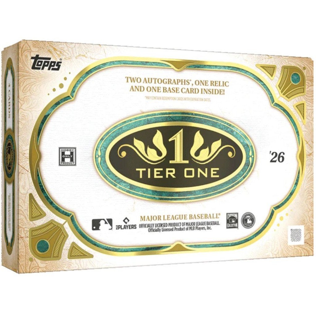 Boîte de baseball Topps Tier One Hobby pour loisirs 2026, Enlèvement ou Envoi, Neuf, Booster box, Foil