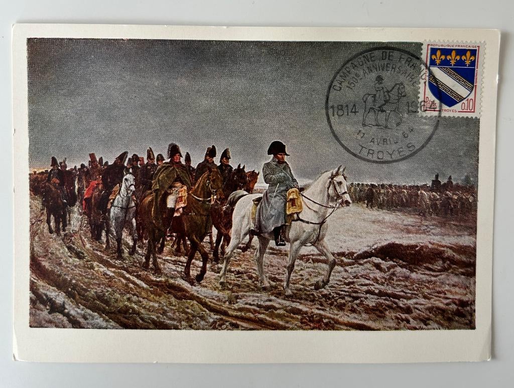 Carte postale 1964 Napoleon France - Troyes, Enlèvement ou Envoi, 1960 à 1980, Non affranchie