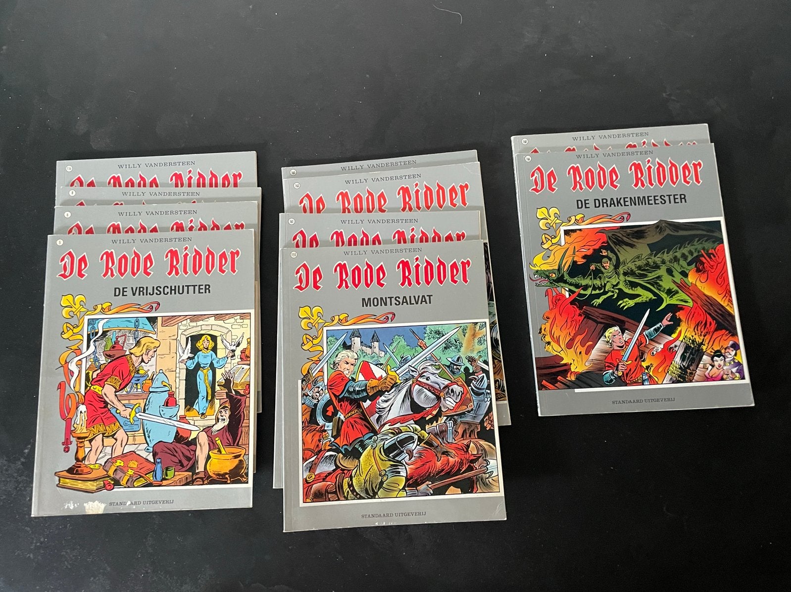 10 stripverhalen De Rode Ridder, Ophalen of Verzenden, Zo goed als nieuw