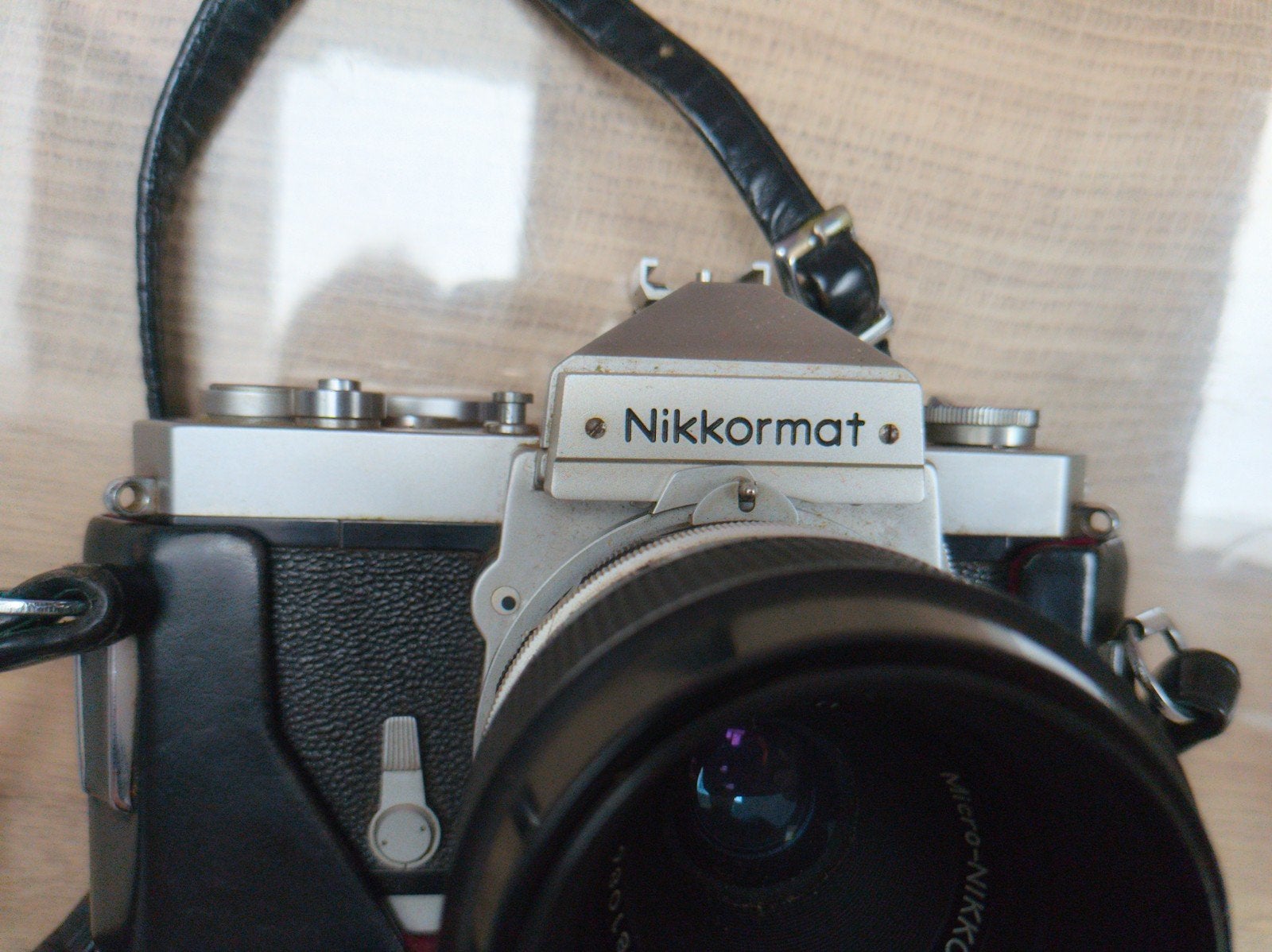 Nikkormat met 55 mm lens, Audio, Tv en Foto, Ophalen of Verzenden, Gebruikt, Nikon