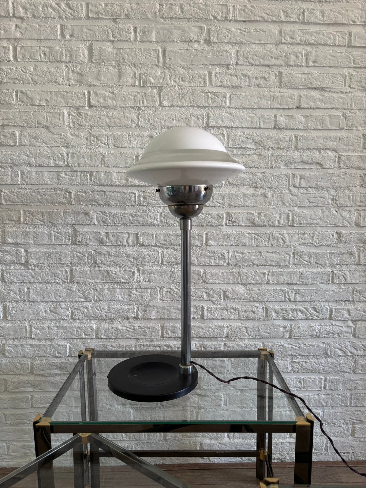 Belle lampe de table Bauhaus/Art Déco 1930 en parfait état, Enlèvement, Comme neuf, Art déco