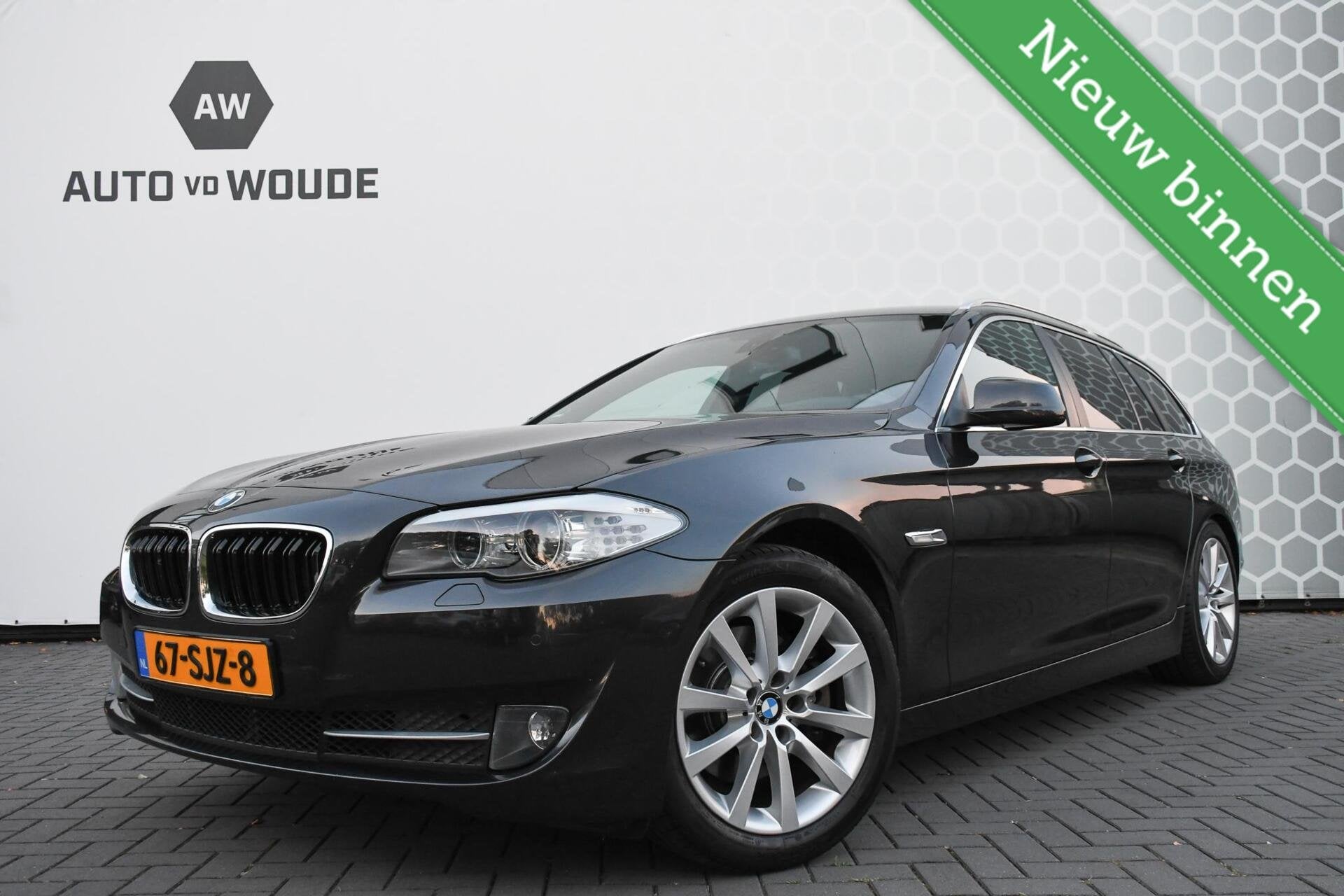 BMW 5-serie Touring 520i High Executive Leer Xenon Trekhaak, Cuir, 135 kW, Entreprise, 2000 kg