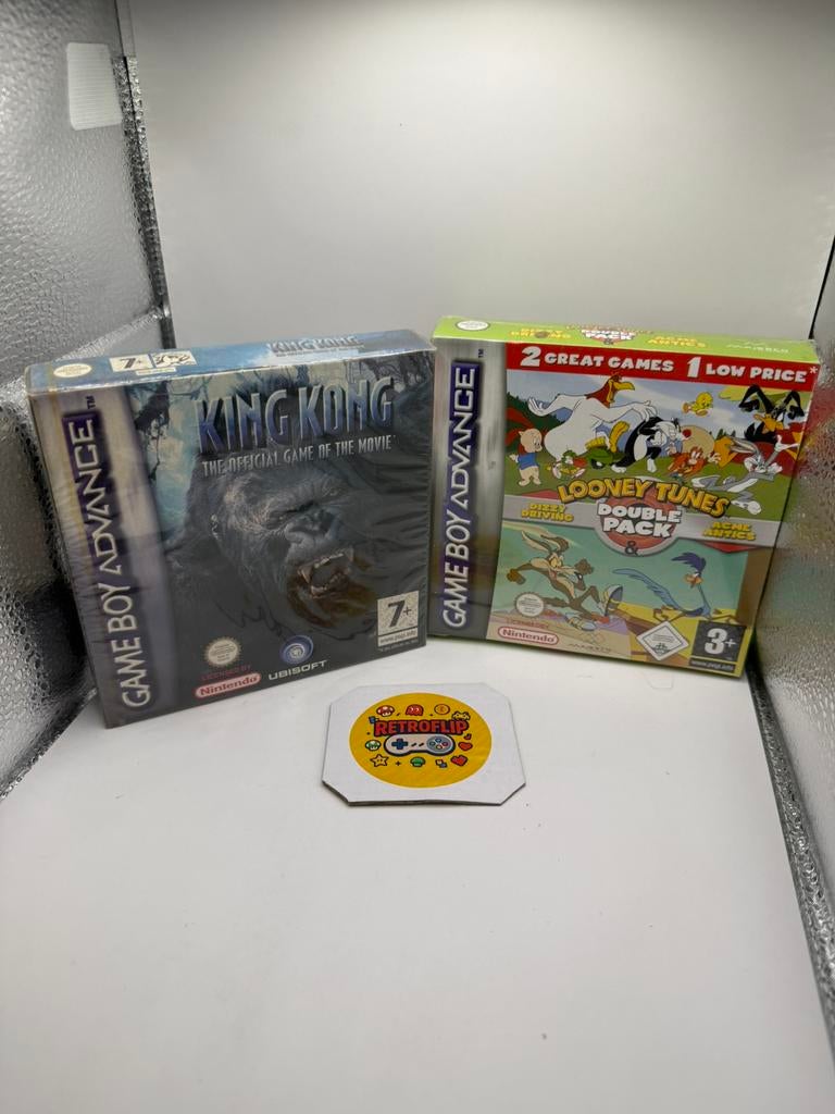 King Kong + Looney Tunes Double Pack Nintendo GameBoy Advanc, Games en Spelcomputers, Games | Nintendo Game Boy, Nieuw, Avontuur en Actie