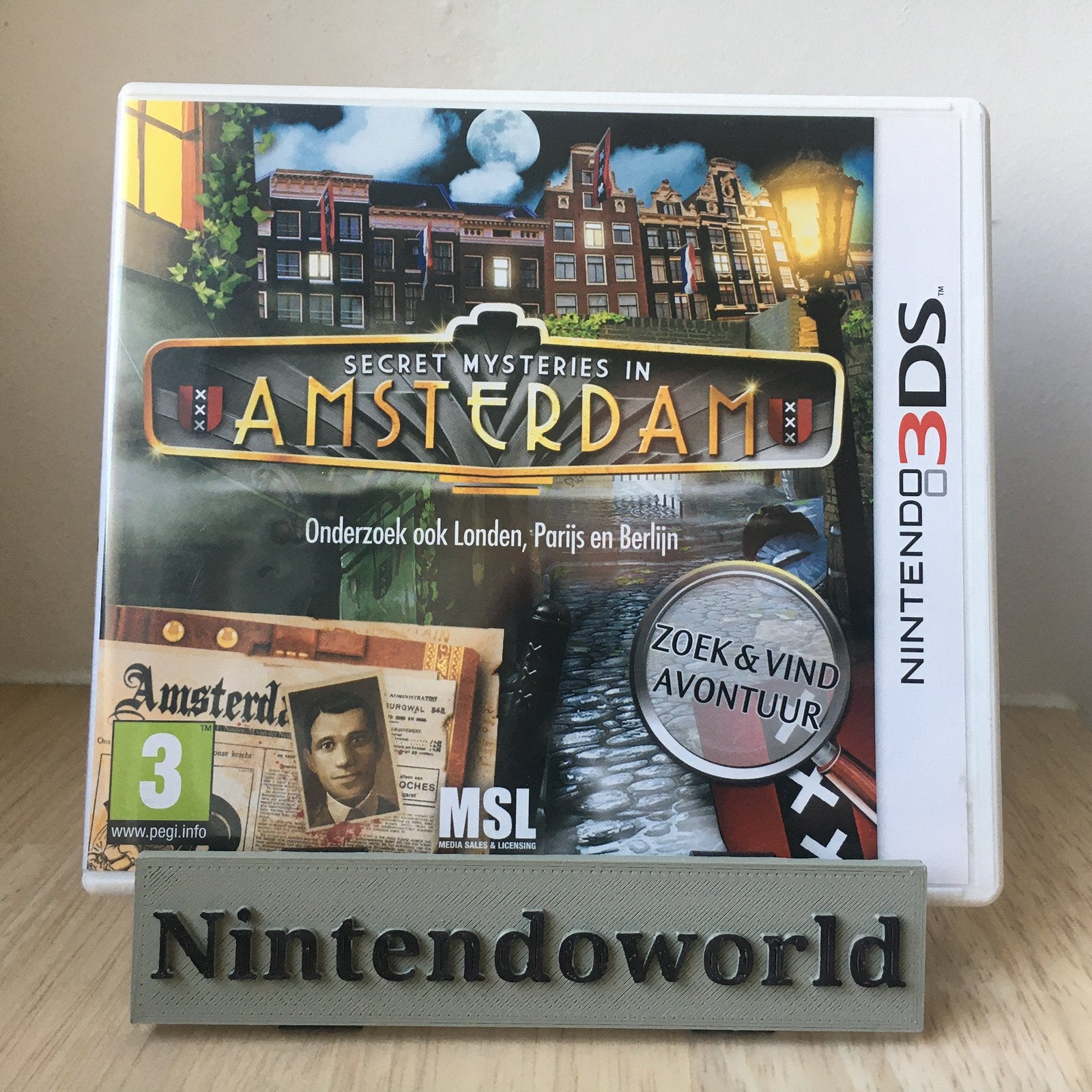 Secret Mysteries In Amsterdam (3DS), Games en Spelcomputers, Games | Nintendo 2DS en 3DS, Ophalen of Verzenden, Zo goed als nieuw