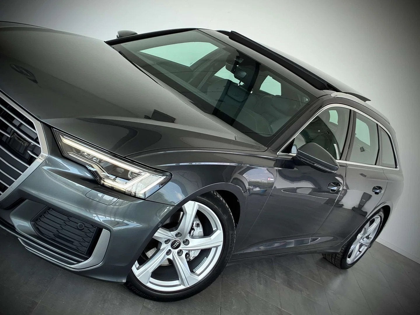 Audi A6 BREAK 2.0 TDi Quattro FULL S-LINE-T.O.-COCKPIT-CARPL, Cuir, Argent ou Gris, Achat, Euro 6