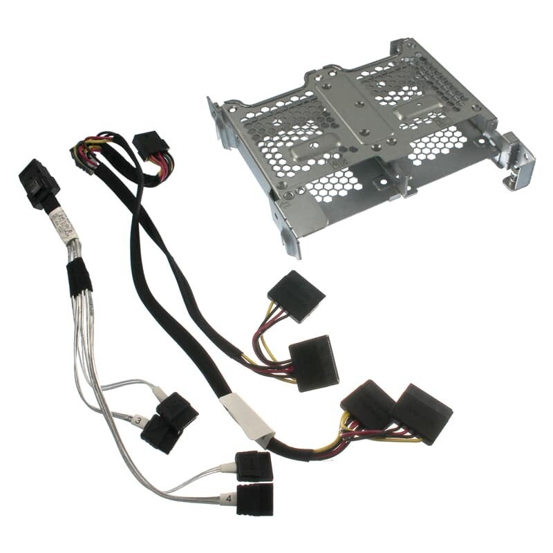 HPE DL360 Gen10 Gen9 4x SATA SFF Fixed Rear Drive Cage Kit, Computers en Software, Overige Computers en Software