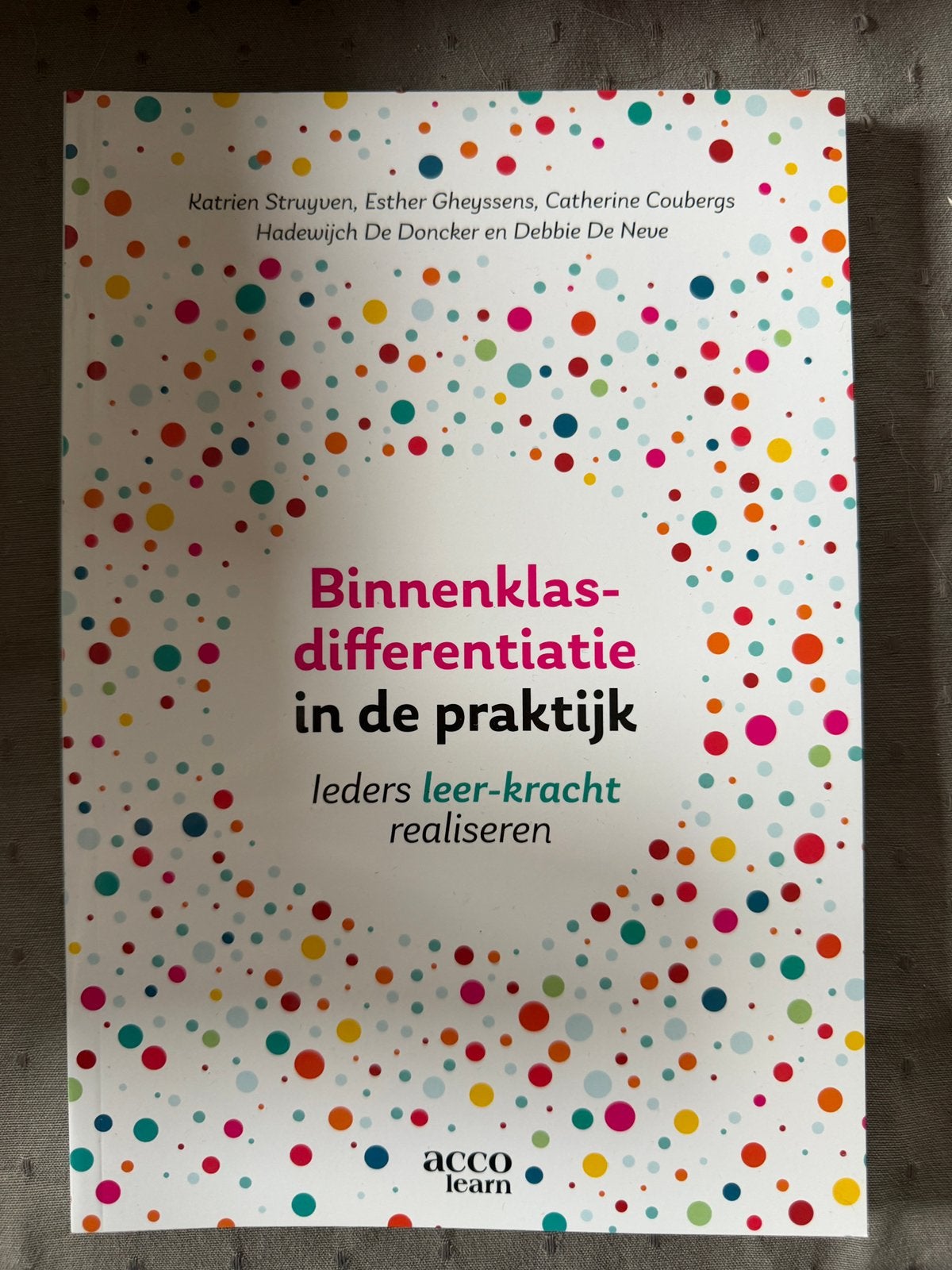 Binnenklasdifferentiatie in de praktijk, Enlèvement, Neuf, Enseignement supérieur professionnel