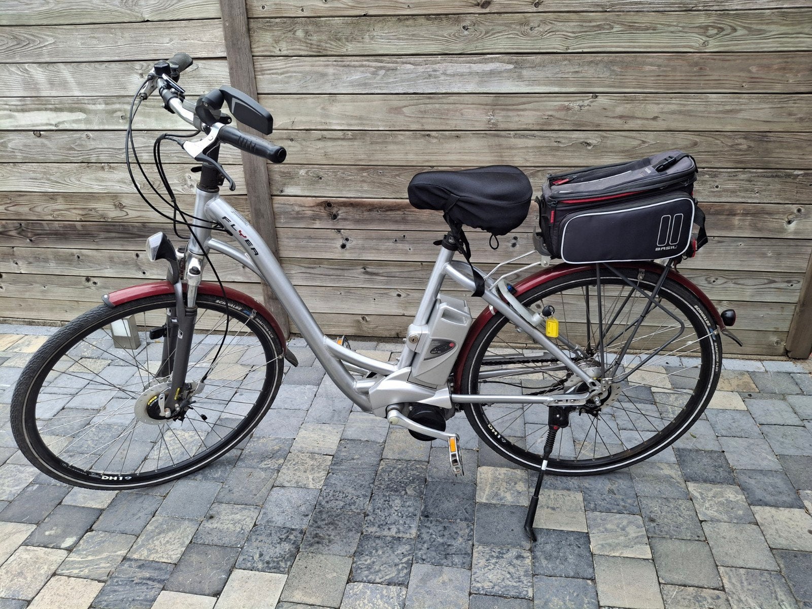 Flyer fiets, Ophalen