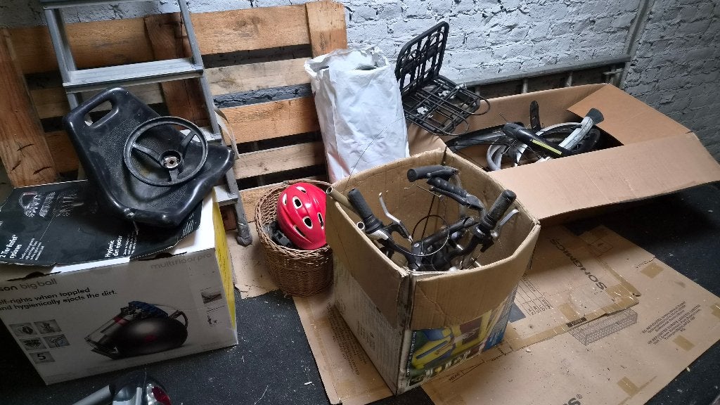 Lot gebruikte fiets onderdelen, Ophalen, Gebruikt, Overige typen