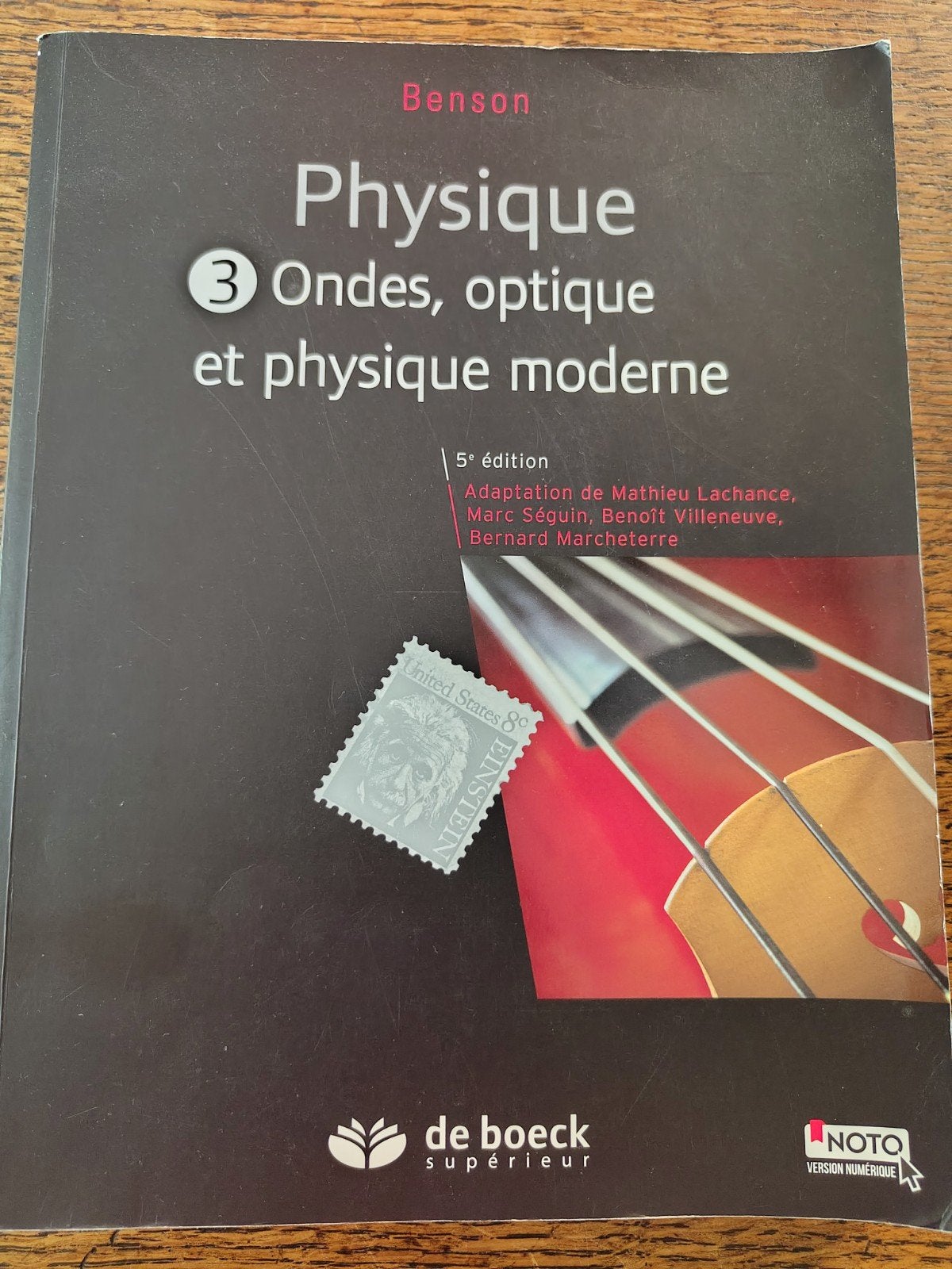 physique 3 Ondes, optique et physique moderne., Livres, Enlèvement ou Envoi, Utilisé, Enseignement supérieur, Benson