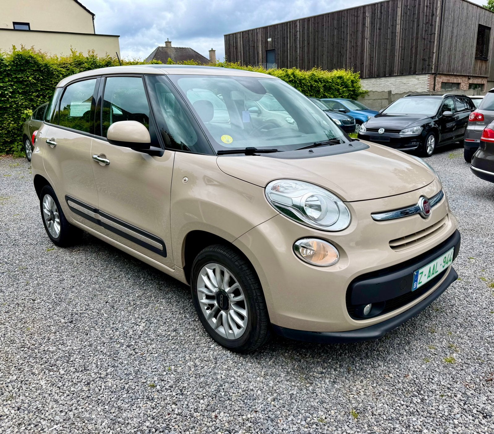 FIAT 500L 0.9 ESSENCE +CNG. 59.KW GPS. EURO 6B Pour Exporte, Euro 6, Entreprise, Beige, 5 portes