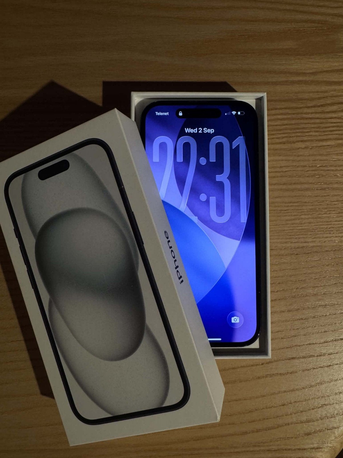 Apple iPhone 15 - Zwart, Télécoms, 128 GB, IPhone 15, Enlèvement, Utilisé