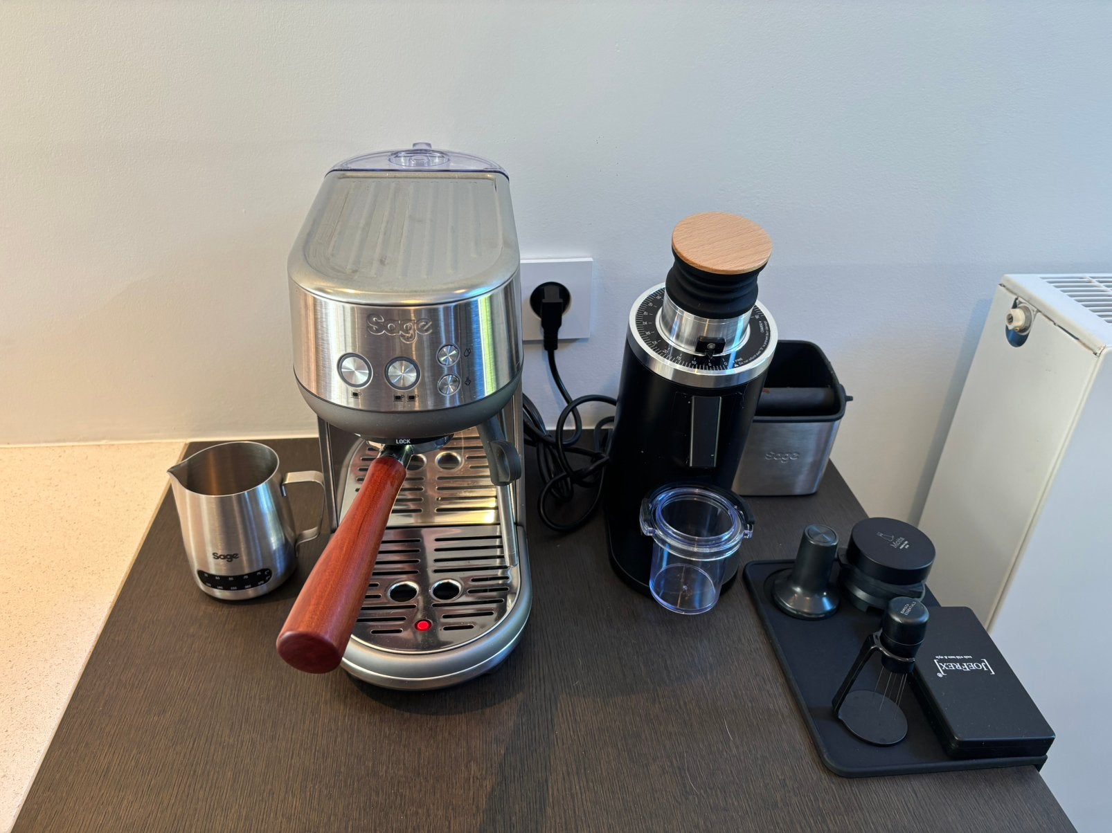 Machine à expresso et accessoires, Enlèvement, Comme neuf