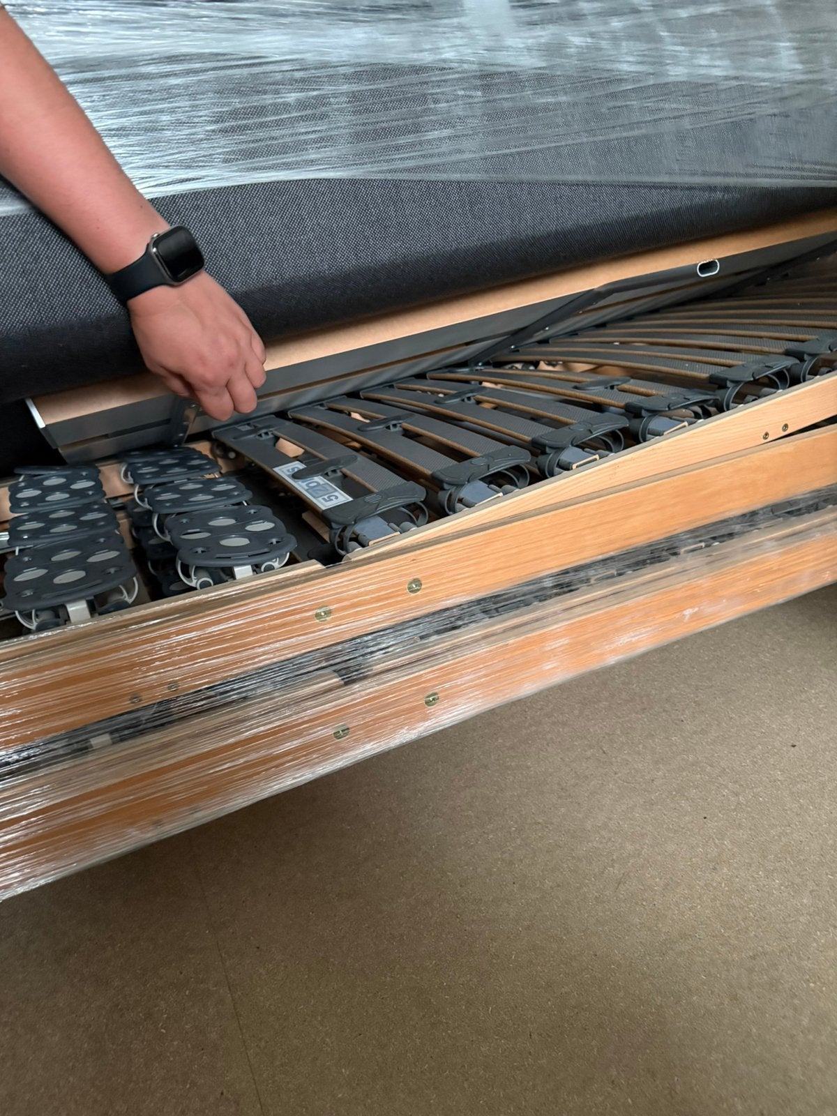Laddenbodem verstelbare rugleuning, Ophalen, Zo goed als nieuw